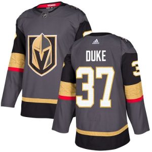 Kinder Vegas Golden Knights Eishockey Trikot Reid Duke #37 Authentic Grau Heim